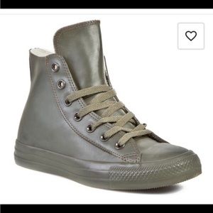 Converse Pine Needle Rubber High Top Sneakers Unisex size Men 5 women 7